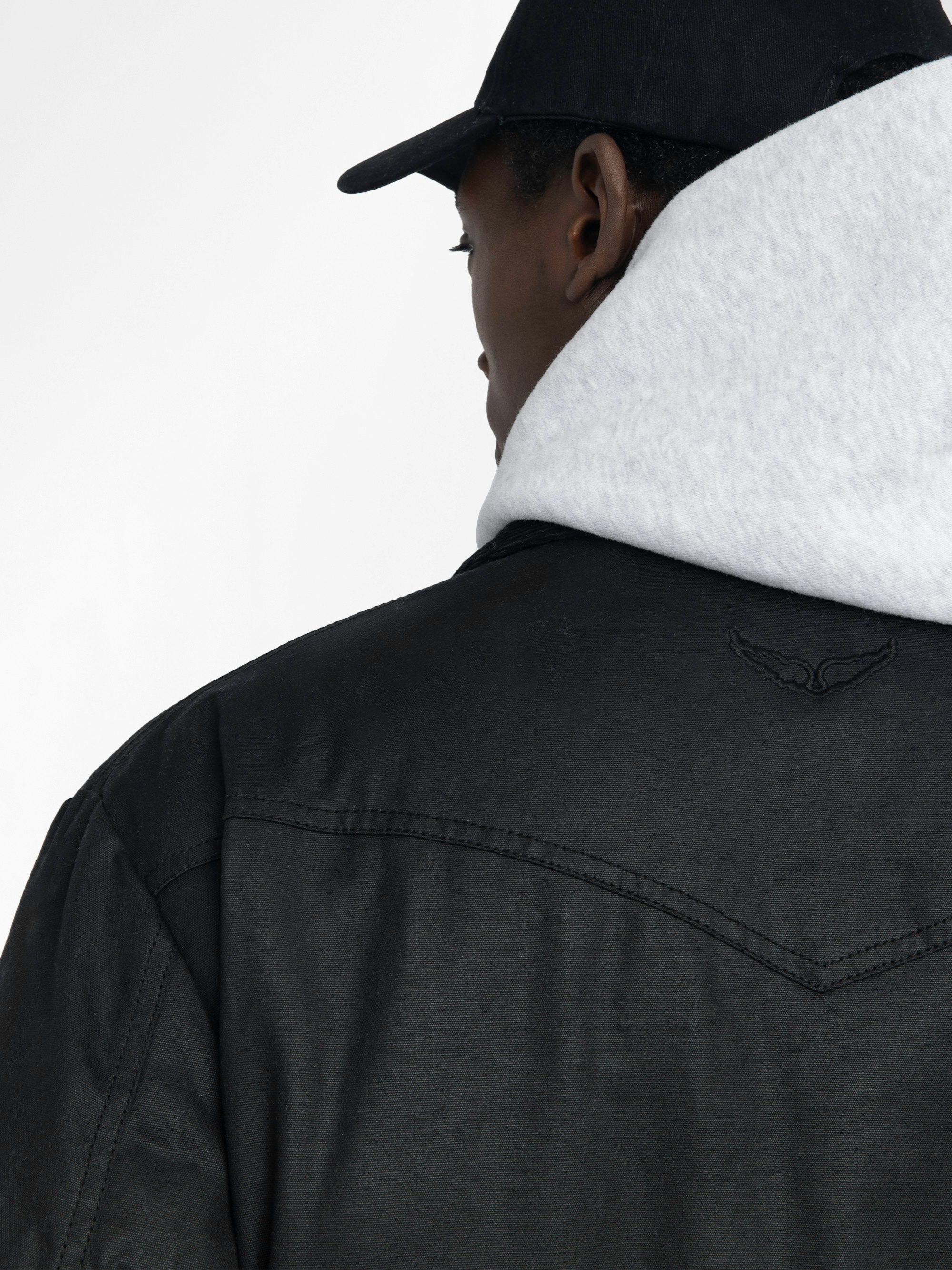 Boye Jacket - Western-style jacket with button fastening, patch pockets and wing embroidery on the back.